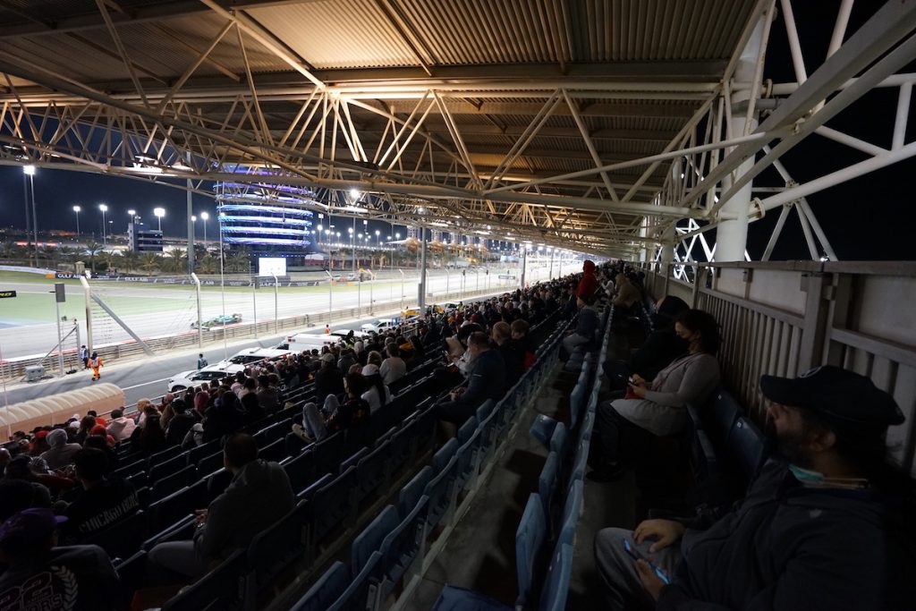 F1Destinations Bahrain 2022 Turn 1 Grandstand AB 05852