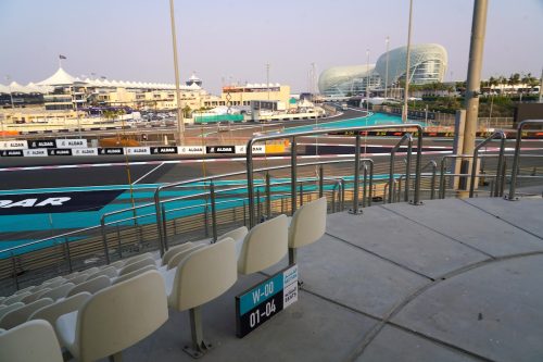 Abu Dhabi GP Yas Marina Circuit West Grandstand Section W-00 2
