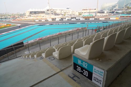 Abu Dhabi GP Yas Marina Circuit West Grandstand Section W-02 3