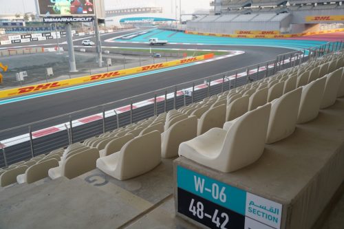 Abu Dhabi GP Yas Marina Circuit West Grandstand Section W-06 3