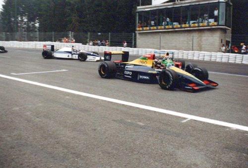 Start 1990 Belgian Grand prix Nigel Barrett 3