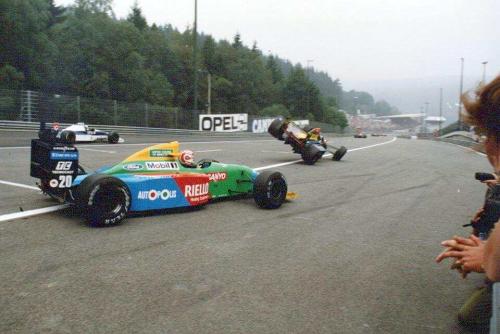 Start 1990 Belgian Grand prix Nigel Barrett 5