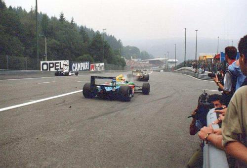 Start 1990 Belgian Grand prix Nigel Barrett 6