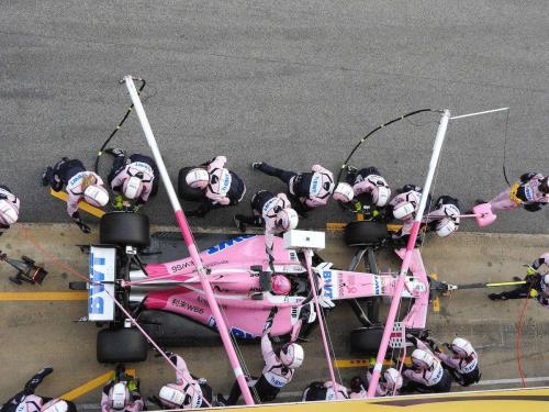 force india f1 testing 62