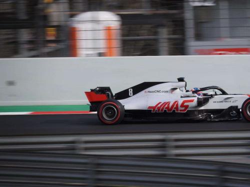 haas f1 testing 86